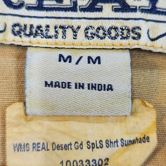 ARIAT REAL QUALITY GOODS SNAP BUTTON LONG SLEEVE EMBROIDERED SHIRT SIZE MEDIUM - Picture 5 of 6